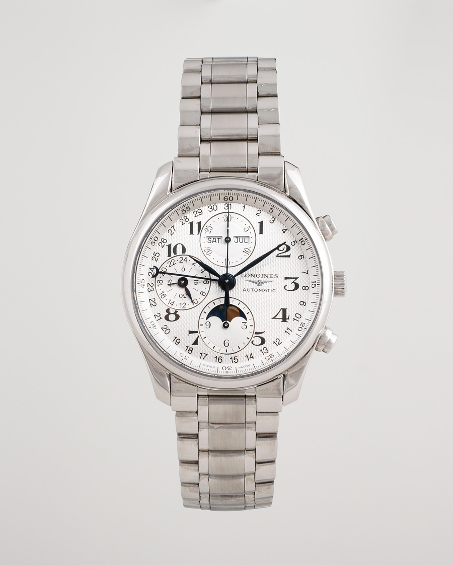 Uomini | Pre-Owned & Vintage Watches | Longines Pre-Owned | Master Collection L2.673.4.03.6 Steel White