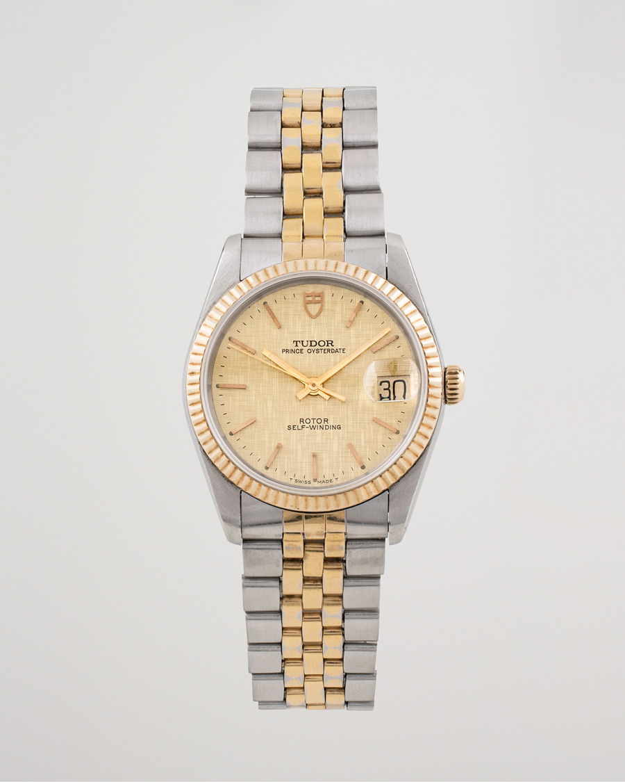 Uomini | Pre-Owned & Vintage Watches | Tudor Pre-Owned | Prince Oysterdate 74033 Gold Steel Gold