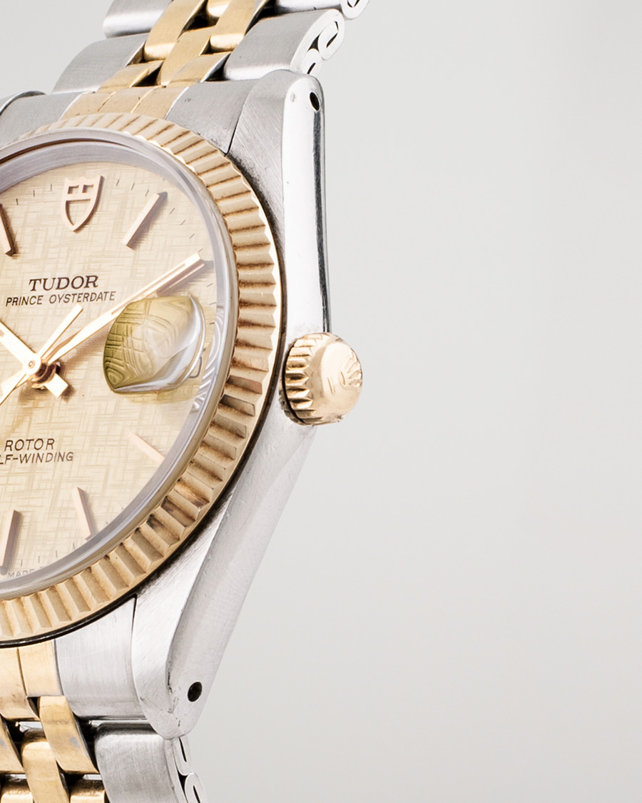 Uomini | Pre-Owned & Vintage Watches | Tudor Pre-Owned | Prince Oysterdate 74033 Gold Steel Gold