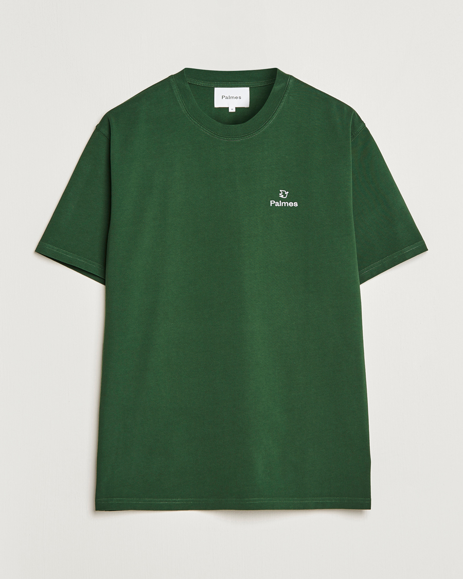 Uomini | T-shirt | Palmes | Allan T-Shirt Dark Green
