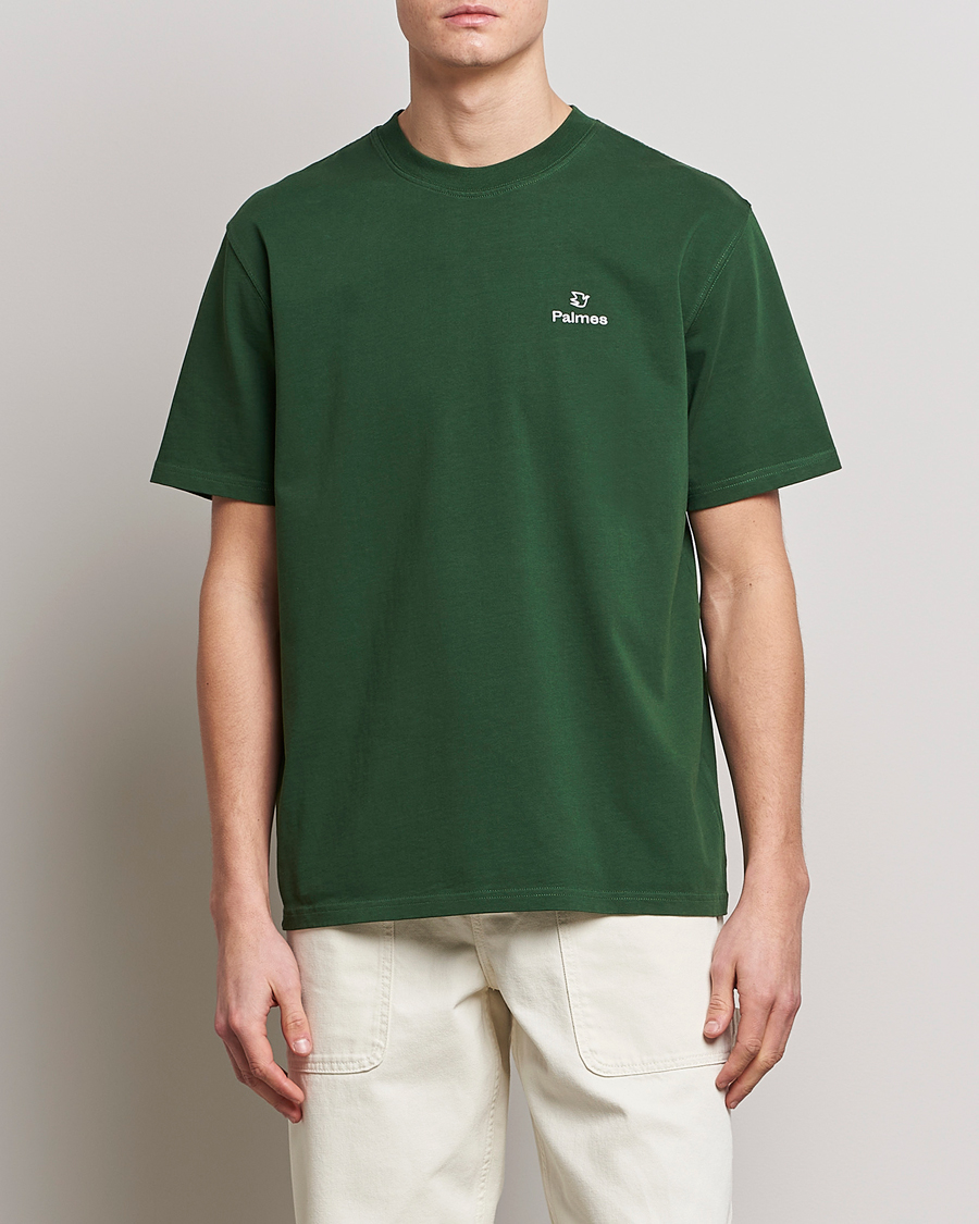 Uomini | T-shirt | Palmes | Allan T-Shirt Dark Green