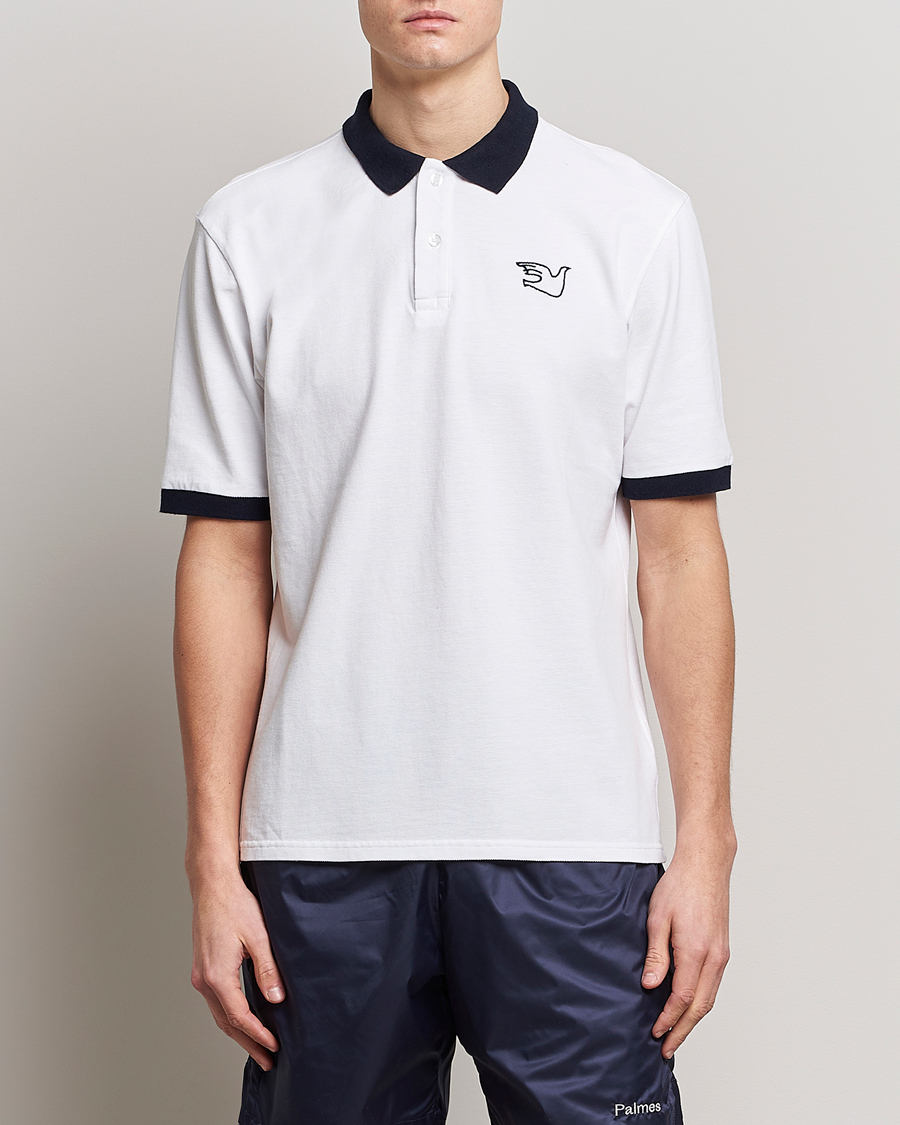 Uomini | Polo | Palmes | Arthur Short Sleeve Polo White