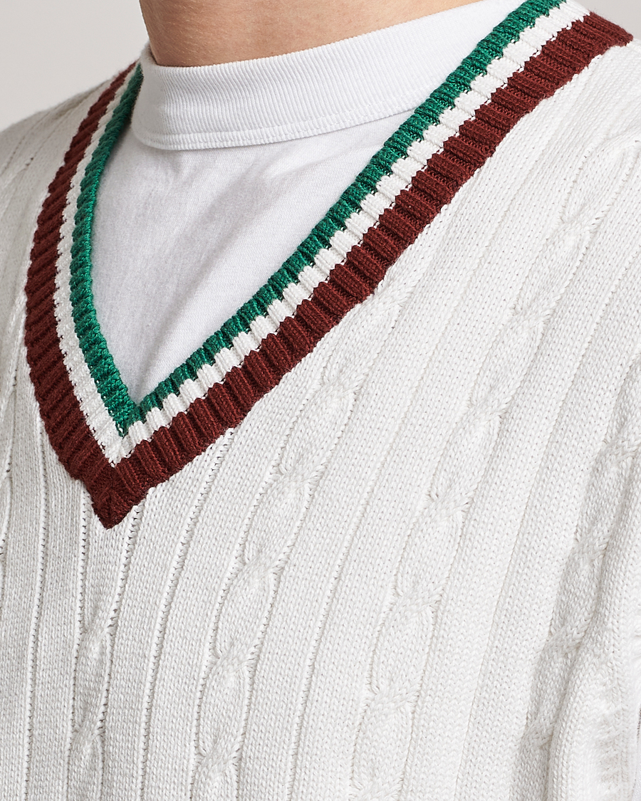 Uomini | Maglieria | Palmes | James Knitted Vest White