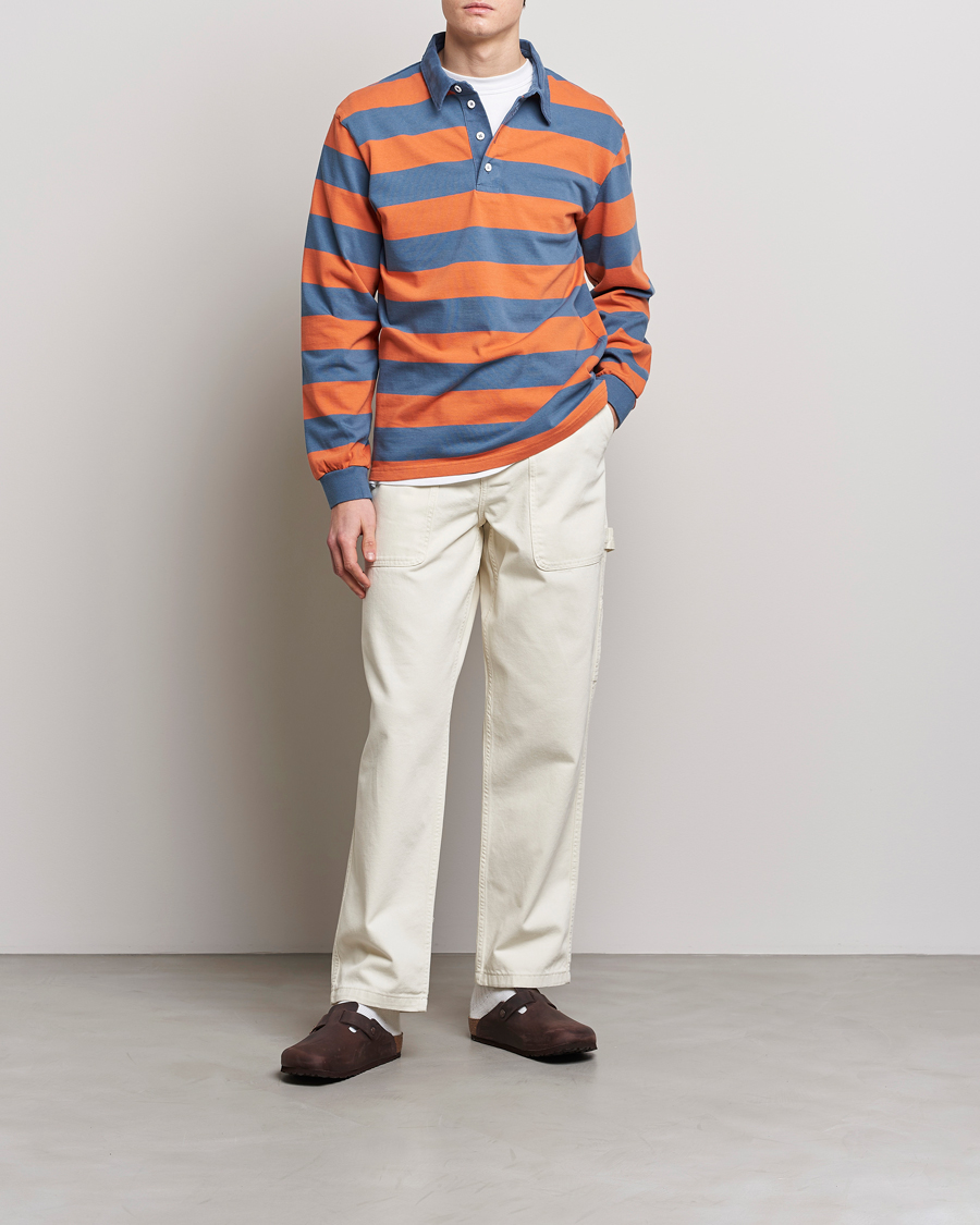 Uomini | Maglieria | Palmes | Colt Rugby Shirt Blueish Grey