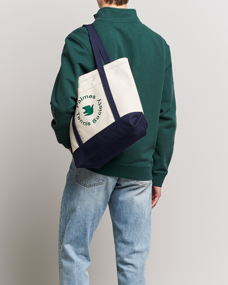 Uomini | Palmes Society Tote Bag Navy | Palmes | Society Tote Bag Navy