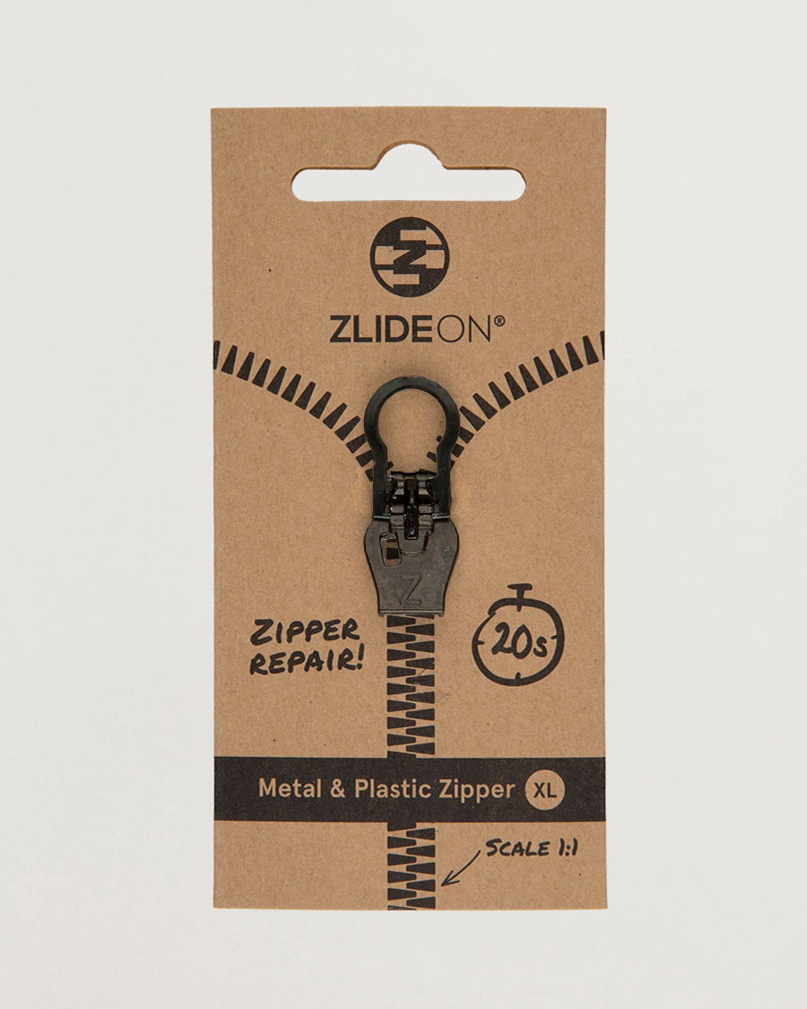 Uomini | Cura degli indumenti | ZlideOn | Metal & Plastic Zipper Black