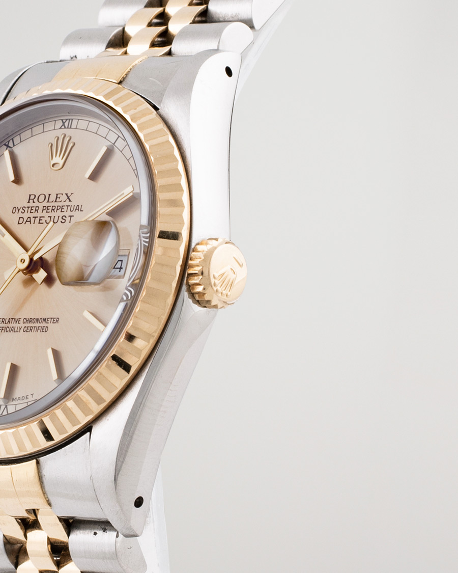 Uomini | Pre-Owned & Vintage Watches | Rolex Pre-Owned | Datejust 16233 Oyster Perpetual Steel/Gold Gold