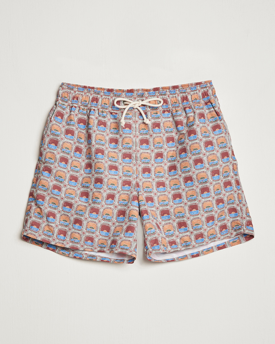 Uomini | Costumi da bagno | Ripa Ripa | Printed Swimshorts Red/Blue