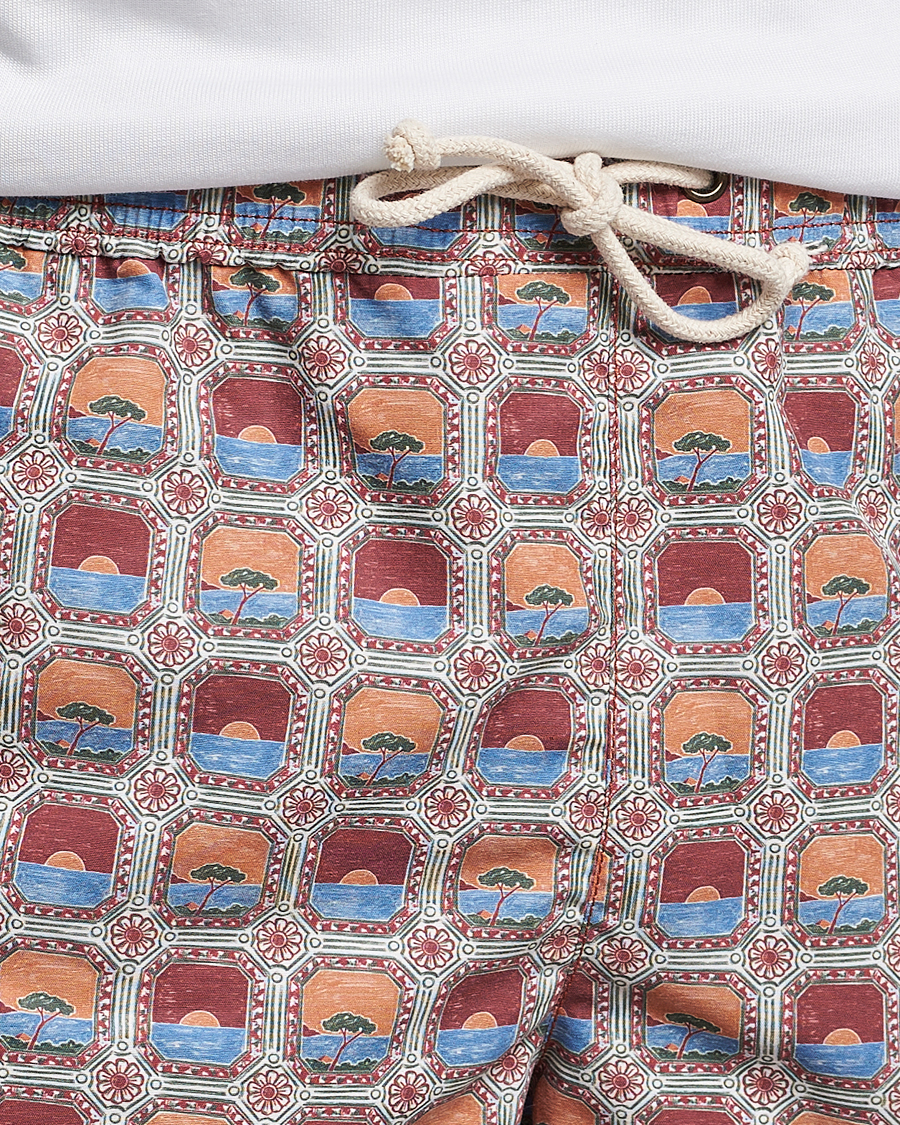Uomini | Costumi da bagno | Ripa Ripa | Printed Swimshorts Red/Blue