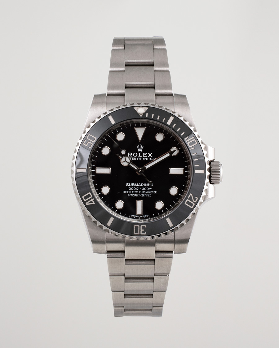 Uomini | Pre-Owned & Vintage Watches | Rolex Pre-Owned | Submariner 114060 Oyster Perpetual Steel Black