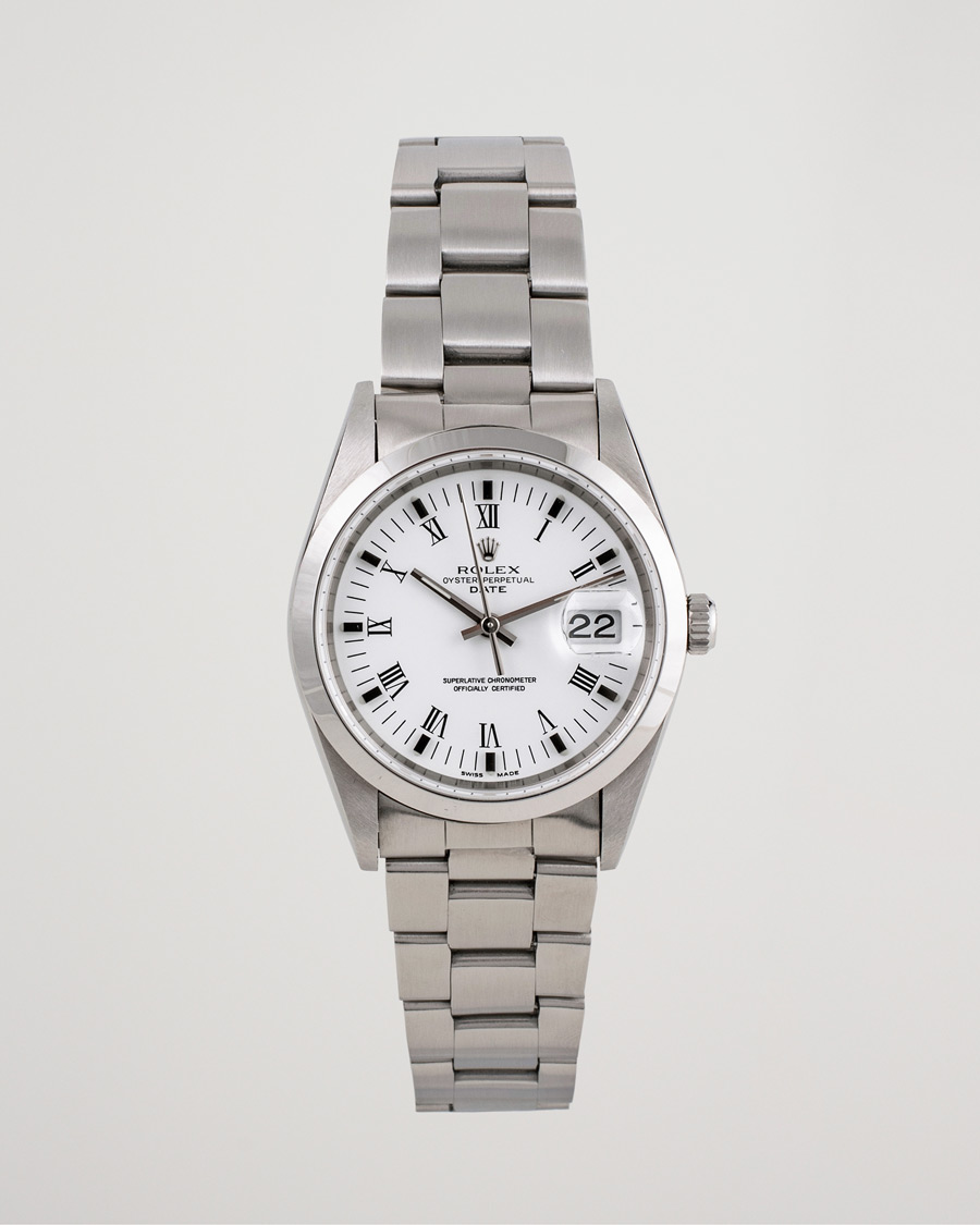Uomini | Pre-Owned & Vintage Watches | Rolex Pre-Owned | Date 15200 Oyster Perpetual Steel White