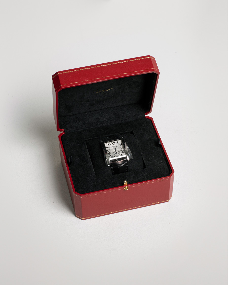 Uomini | Pre-Owned & Vintage Watches | Cartier Pre-Owned | Tank MC W5330003 Steel White