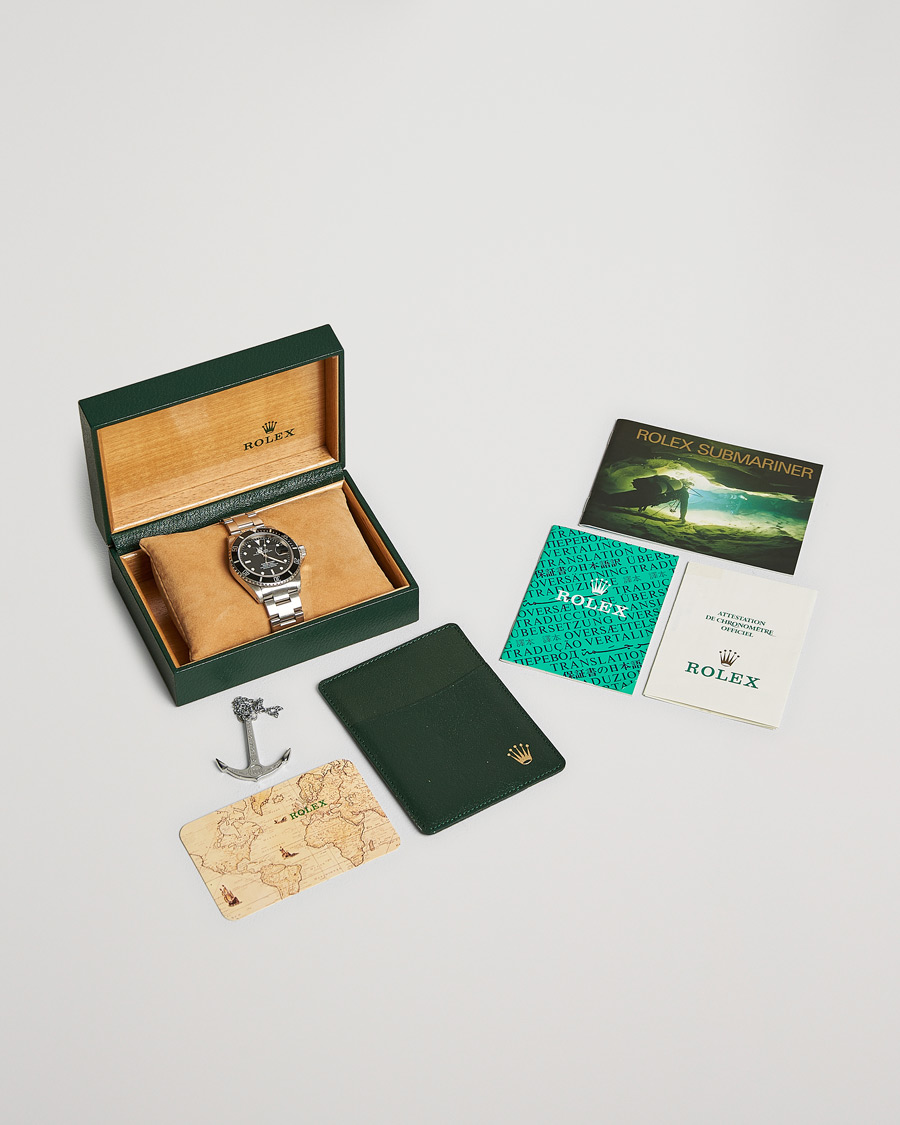 Uomini | Pre-Owned & Vintage Watches | Rolex Pre-Owned | Submariner Date 16610 Steel Black