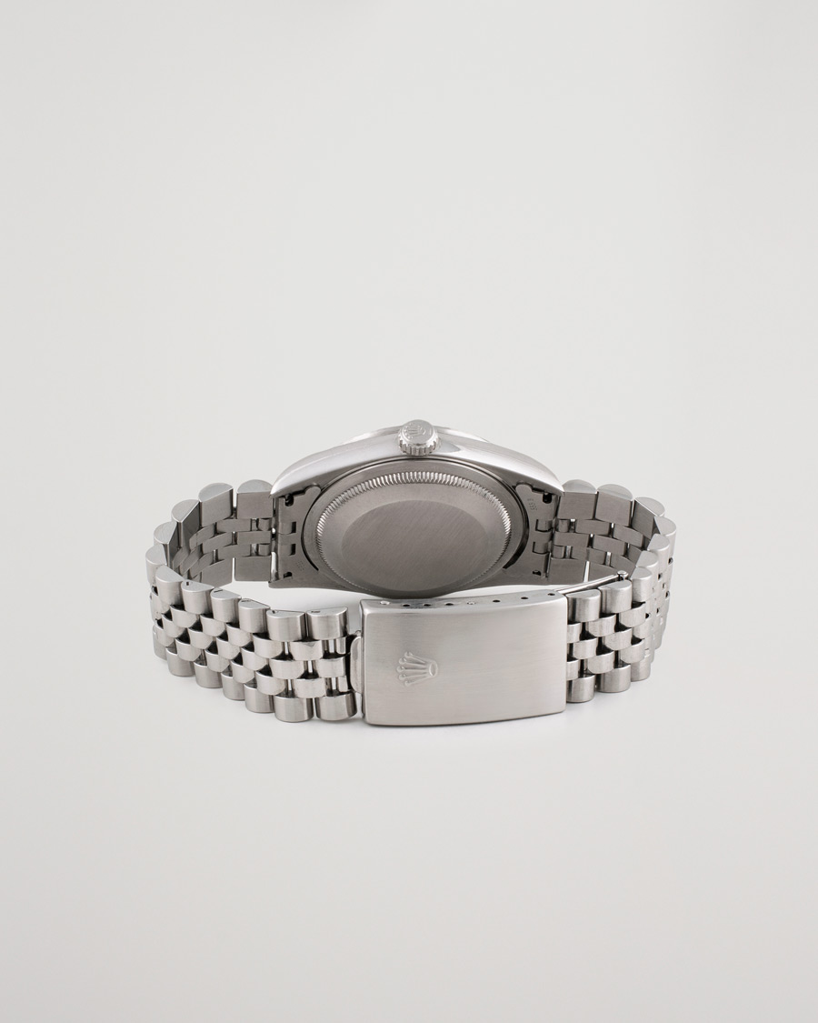 Uomini | Pre-Owned & Vintage Watches | Rolex Pre-Owned | Datejust 16220 Oyster Perpetual Black Steel Black