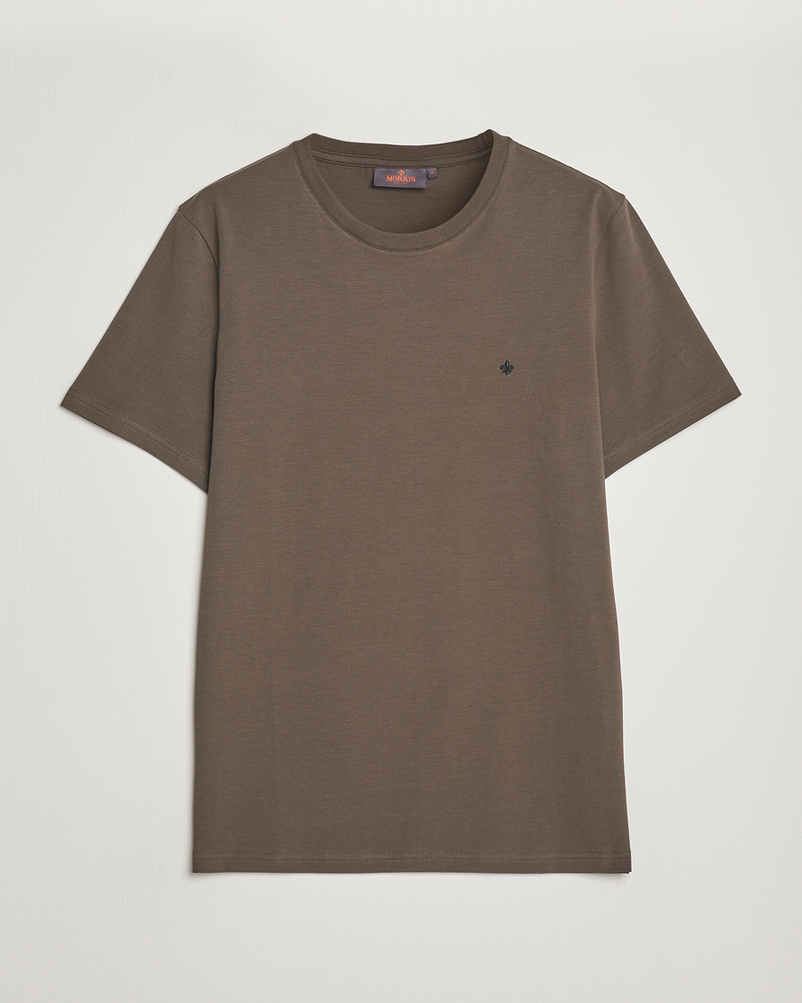 Uomini | T-shirt | Morris | James Cotton T-Shirt Brown
