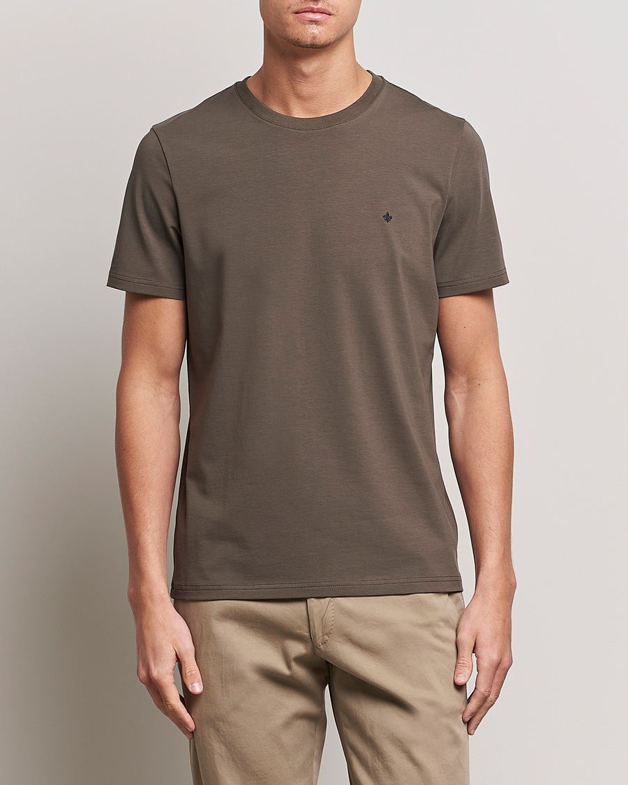Uomini | T-shirt | Morris | James Cotton T-Shirt Brown