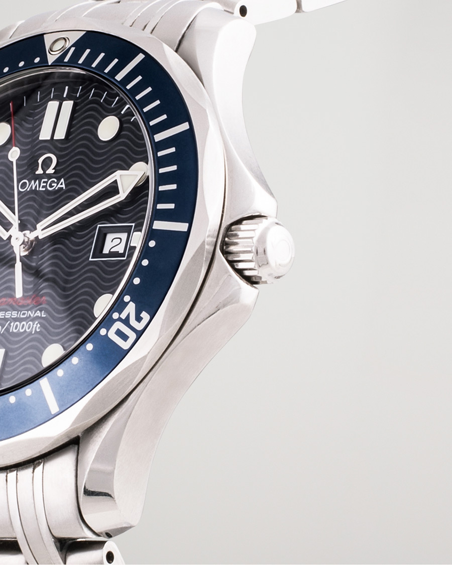 Uomini | Pre-Owned & Vintage Watches | Omega Pre-Owned | Seamaster Diver 300M 22218000 Steel Blue