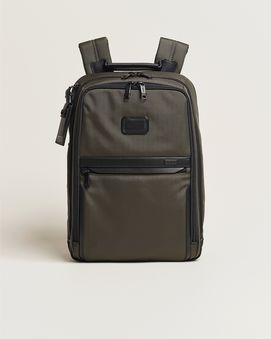 Uomini | TUMI Alpha 3 Slim Backpack Olive Night | TUMI | Alpha 3 Slim Backpack Olive Night