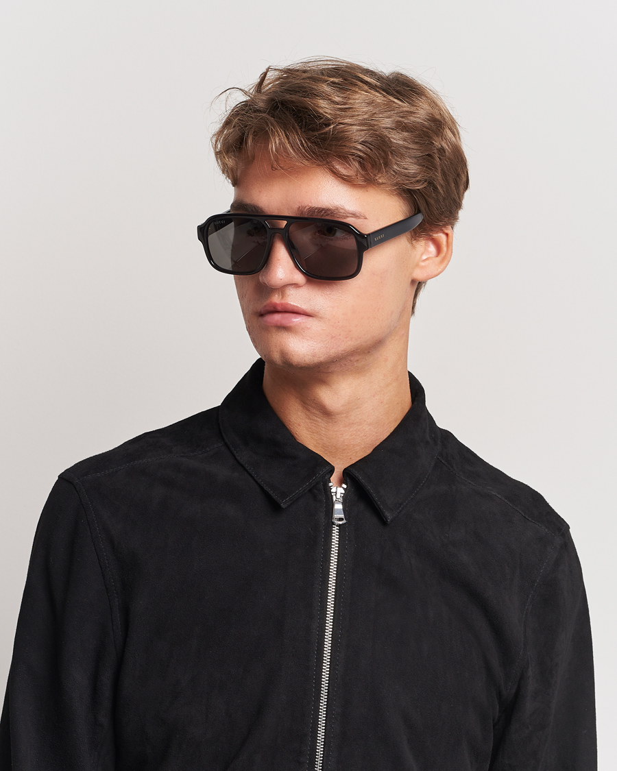 Uomini | Occhiali da sole | Gucci | GG1342S Sunglasses Black Smoke