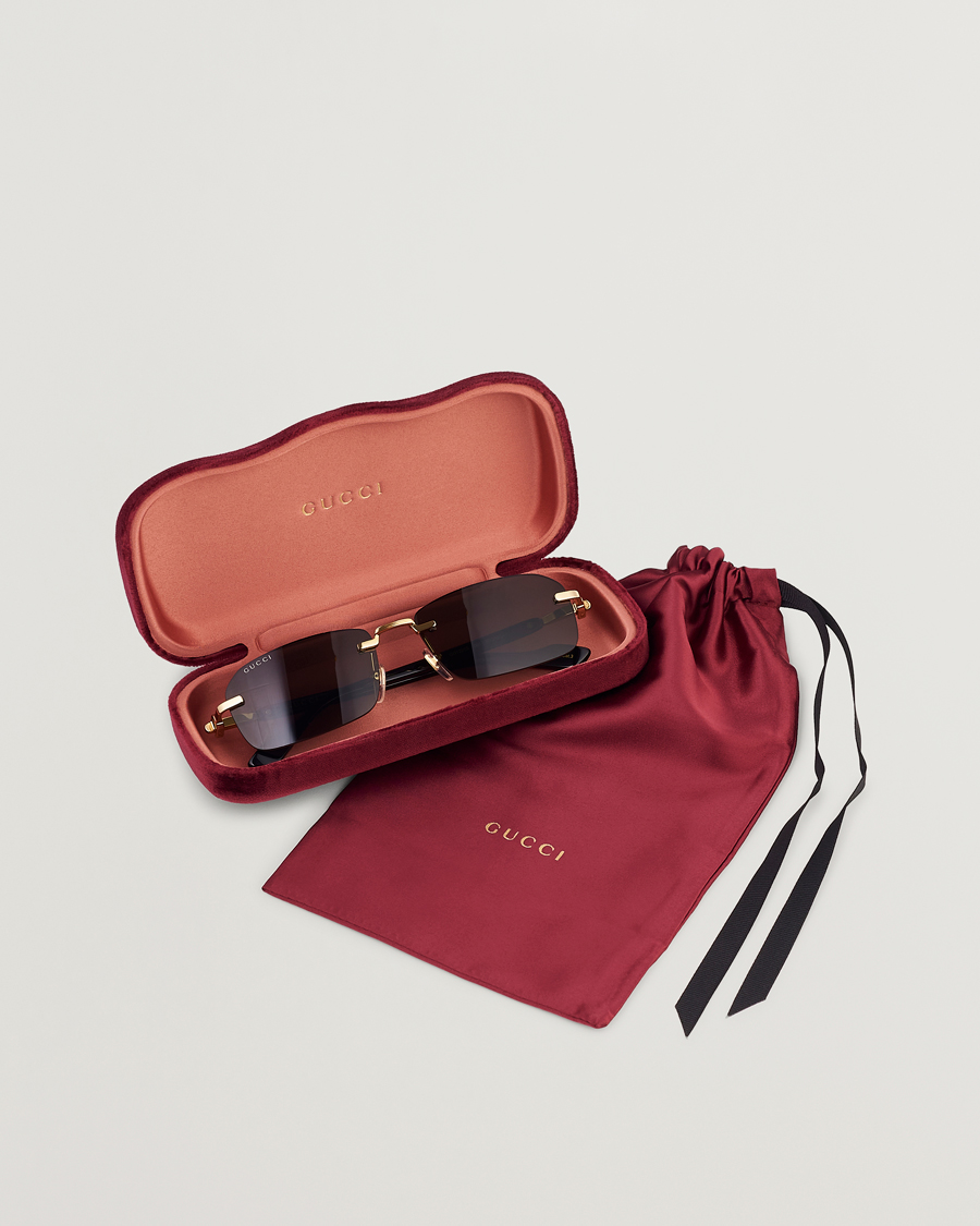 Uomini | Occhiali da sole | Gucci | GG1221S Sunglasses Gold/Black
