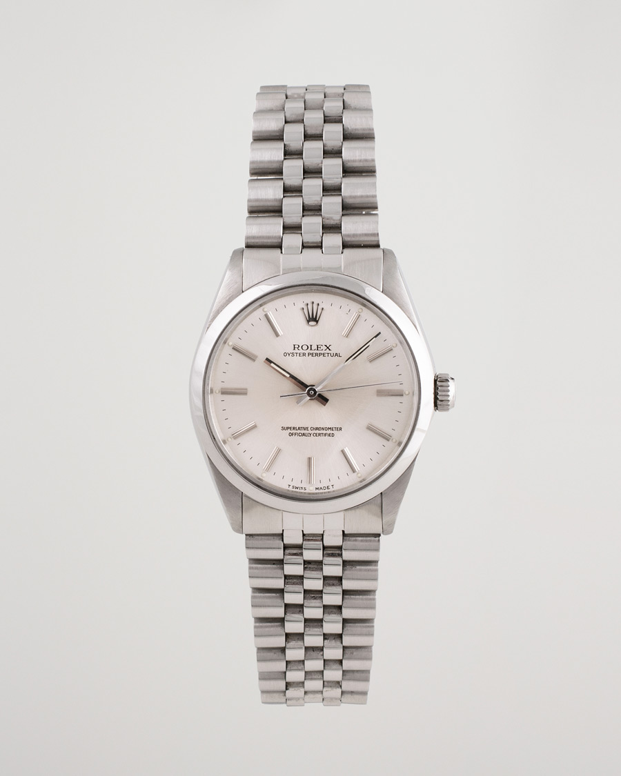 Uomini | Pre-Owned & Vintage Watches | Rolex Pre-Owned | Oyster Perpetual 1002 Steel Silver