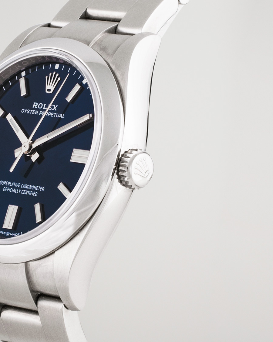 Uomini | Pre-Owned & Vintage Watches | Rolex Pre-Owned | Oyster Perpetual 36 126000 Steel Blue