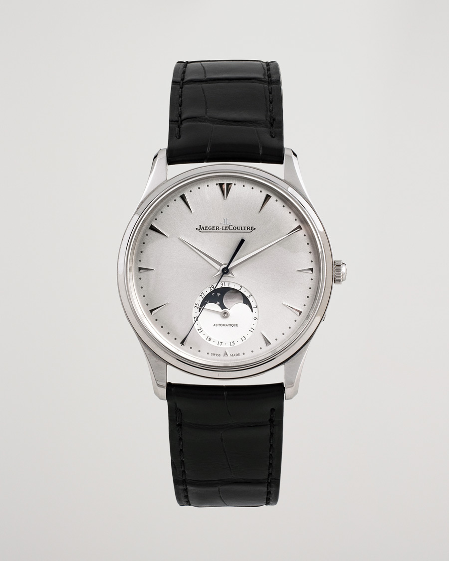 Uomini | Pre-Owned & Vintage Watches | Jaeger-LeCoultre Pre-Owned | Master Ultra Thin Moon39 176.8.64S Steel Silver