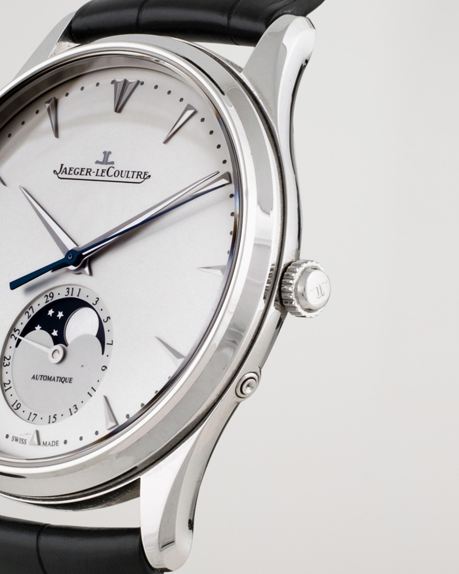 Uomini | Pre-Owned & Vintage Watches | Jaeger-LeCoultre Pre-Owned | Master Ultra Thin Moon39 176.8.64S Steel Silver