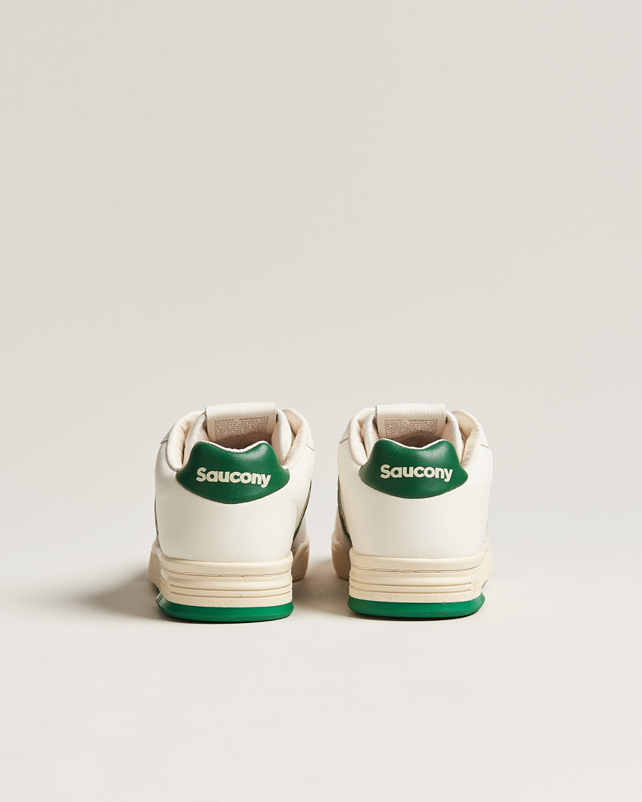 Uomini | Saucony Sonic Vintage Leather Sneaker White | Saucony | Sonic Vintage Leather Sneaker White
