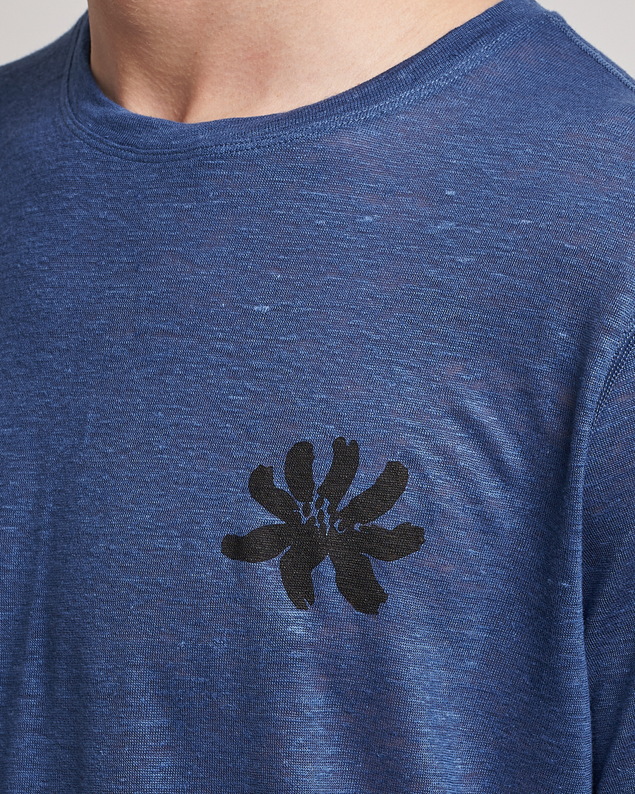 Uomini | T-shirt | District Vision | Suhka Hemp Short Sleeve T-Shirt Ocean Blue