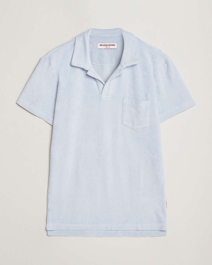 Uomini | Polo | Orlebar Brown | Terry Polo Light Island Sky
