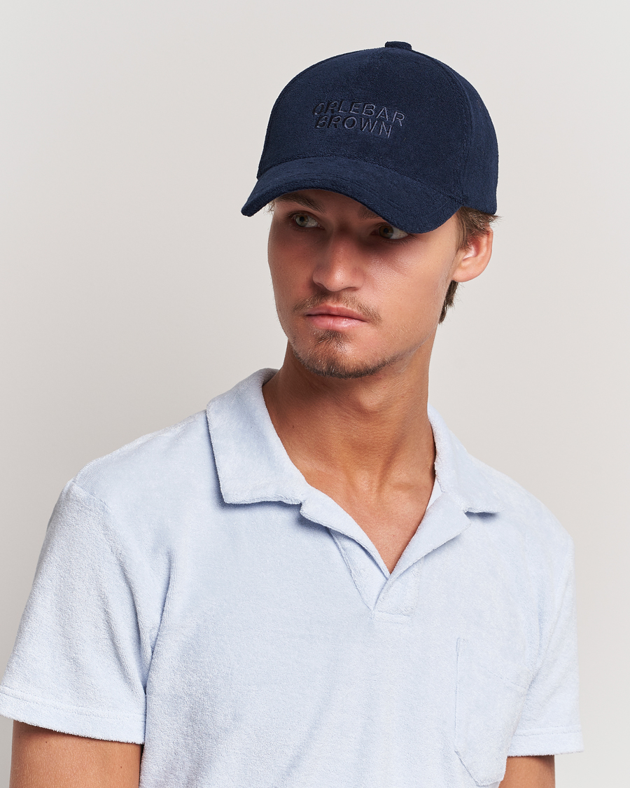 Uomini | Orlebar Brown Ellwood Terry Cap Night Iris | Orlebar Brown | Ellwood Terry Cap Night Iris