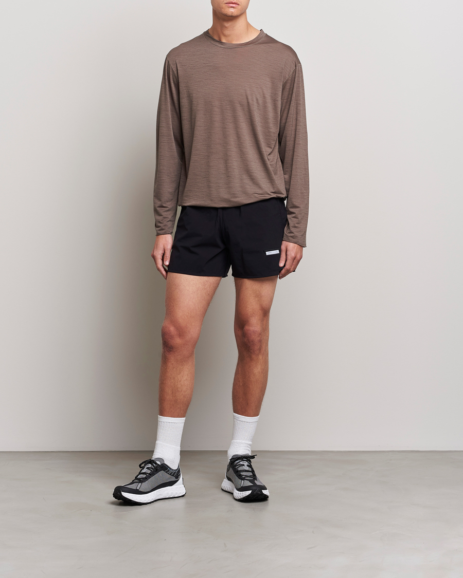 Uomini | T-shirt | Satisfy | CloudMerino Long Tee Warm Stone