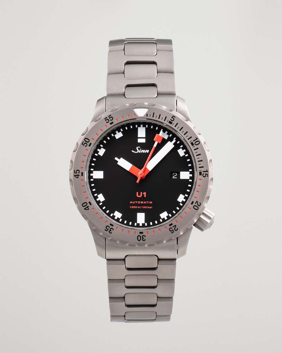 Uomini | Pre-Owned & Vintage Watches | Sinn Pre-Owned | Diving U1 1010.010 Steel Black