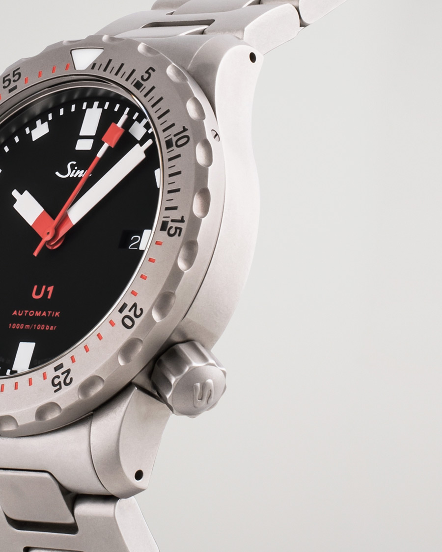 Uomini | Pre-Owned & Vintage Watches | Sinn Pre-Owned | Diving U1 1010.010 Steel Black
