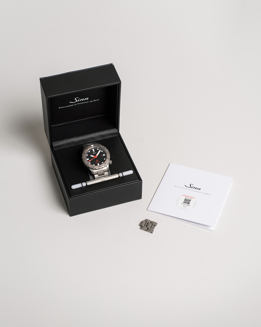 Uomini | Pre-Owned & Vintage Watches | Sinn Pre-Owned | Diving U1 1010.010 Steel Black