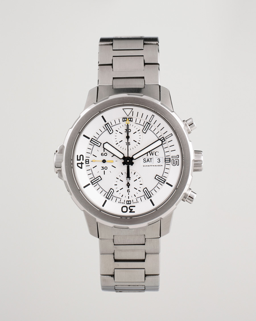 Uomini | Pre-Owned & Vintage Watches | IWC Pre-Owned | Aquatimer Chronograph IW376802 Steel White