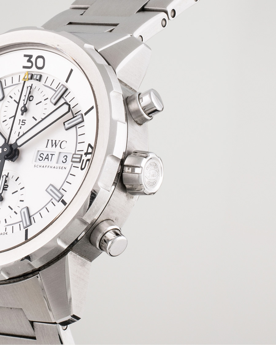 Uomini | Pre-Owned & Vintage Watches | IWC Pre-Owned | Aquatimer Chronograph IW376802 Steel White