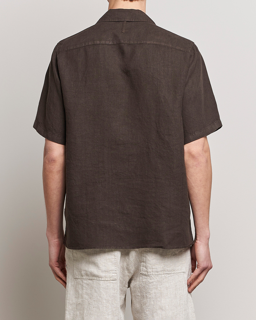 Uomini | Camicie | NN07 | Julio Linen Resort Shirt Brown