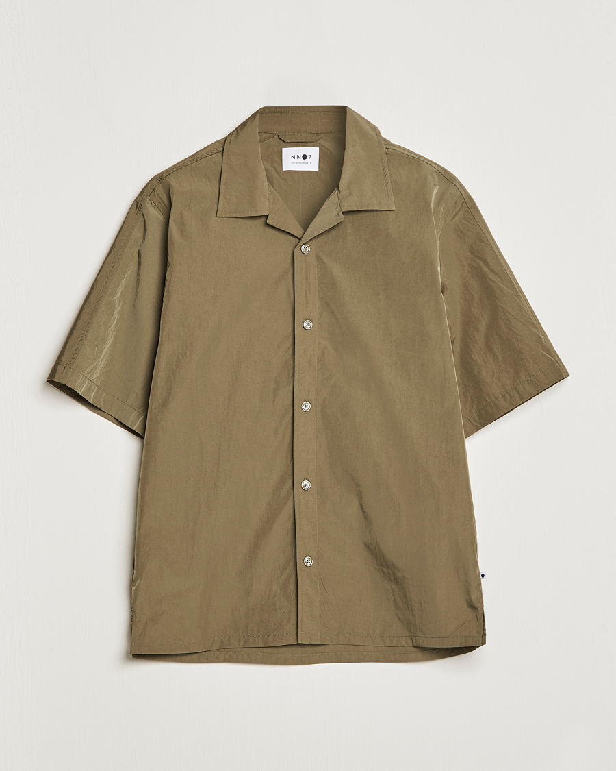 Uomini | Camicie | NN07 | Ole Recycled Resort Shirt Army