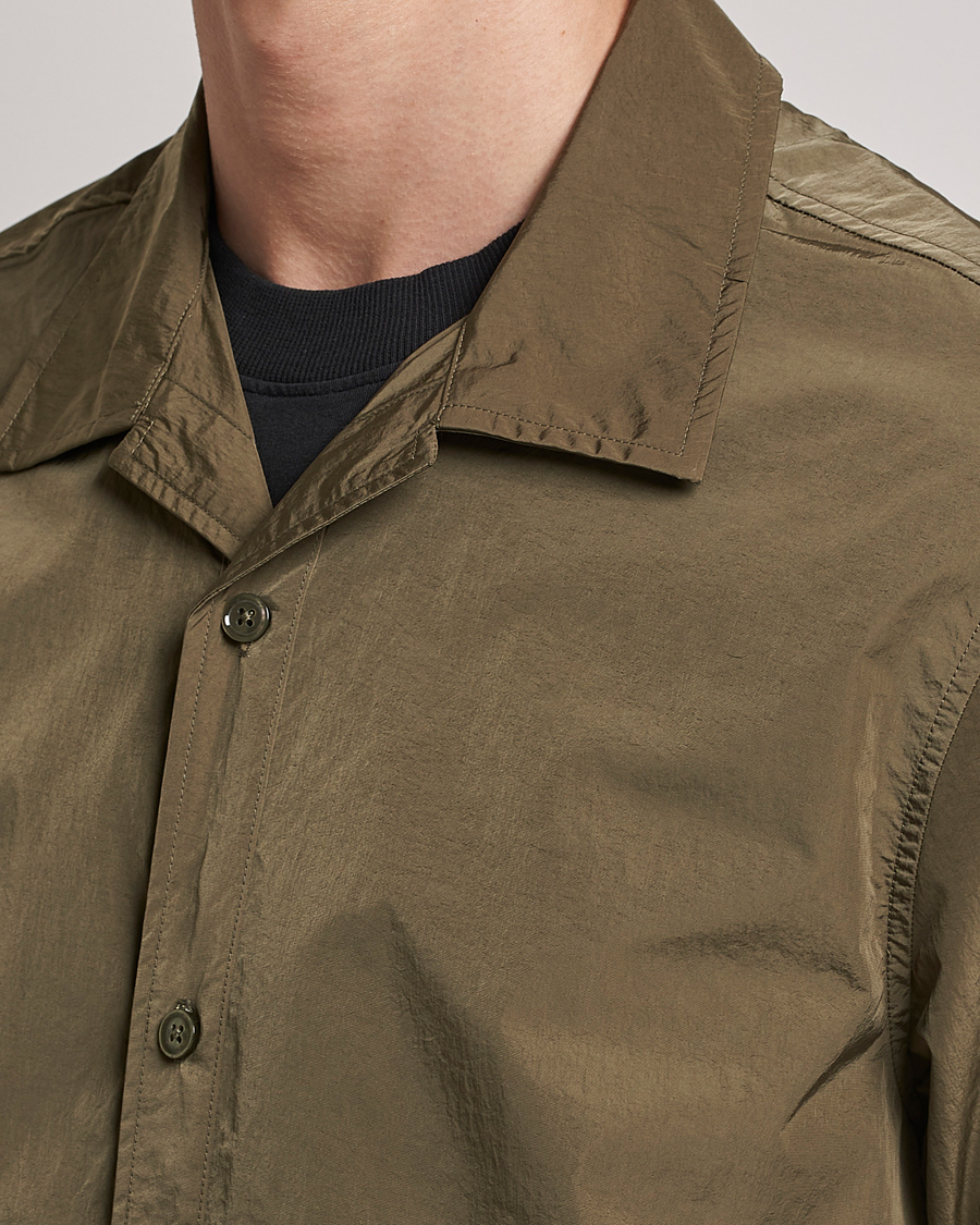 Uomini | Camicie | NN07 | Ole Recycled Resort Shirt Army