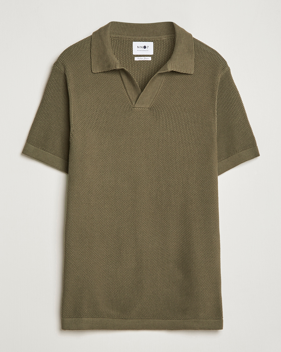 Uomini | Polo | NN07 | Ryan Organic Cotton Polo Army