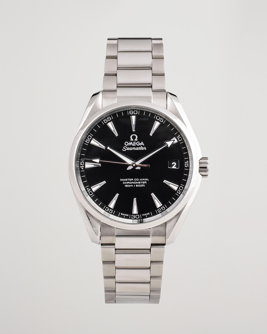 Uomini | Pre-Owned & Vintage Watches | Omega Pre-Owned | Seamaster Aqua Terra 231.10.42.21.01.003 Steel Black
