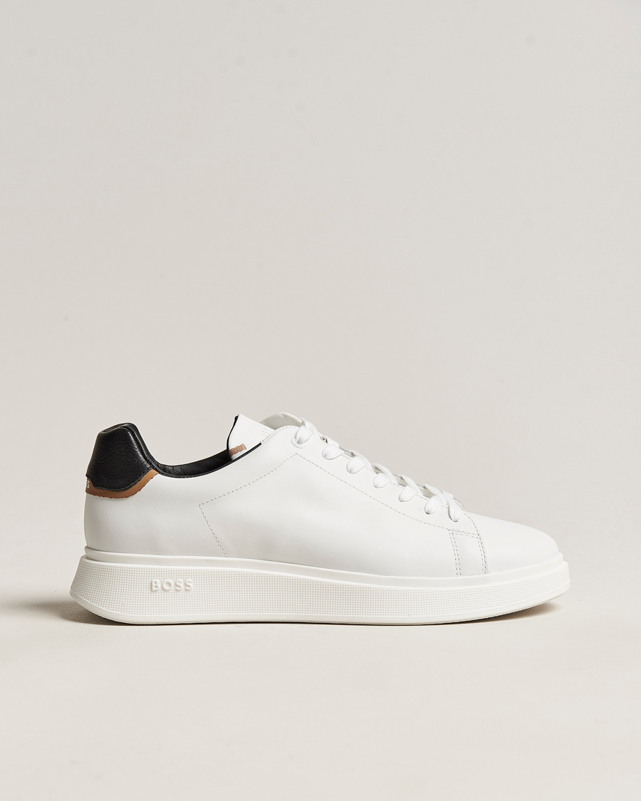 Uomini | BOSS BLACK Bulton Leather Sneaker Natural | BOSS BLACK | Bulton Leather Sneaker Natural