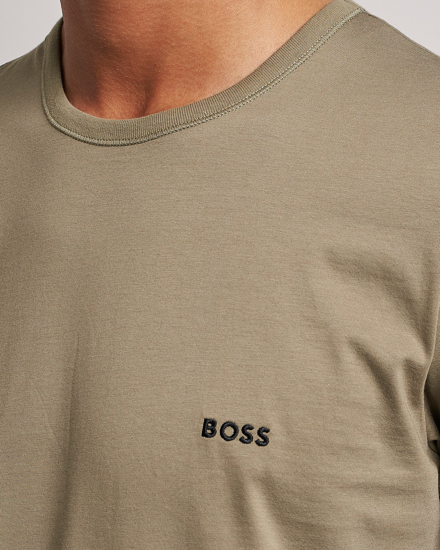 Uomini | T-shirt | BOSS BLACK | 3-Pack Crew Neck T-Shirt Green/Black/Navy