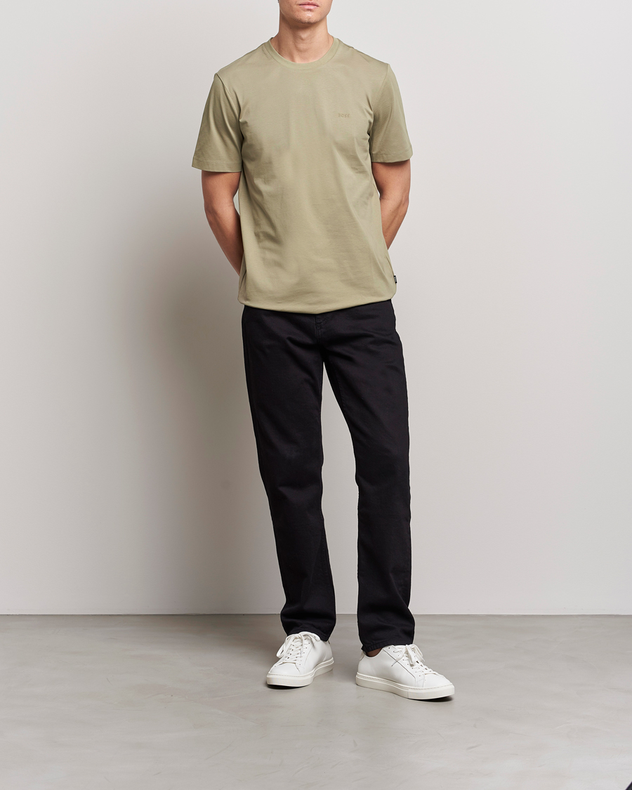 Uomini | T-shirt | BOSS BLACK | Thompson Crew Neck T-Shirt Pastel Green