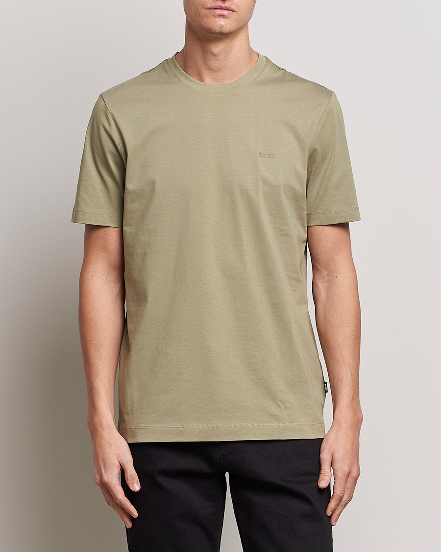 Uomini | T-shirt | BOSS BLACK | Thompson Crew Neck T-Shirt Pastel Green