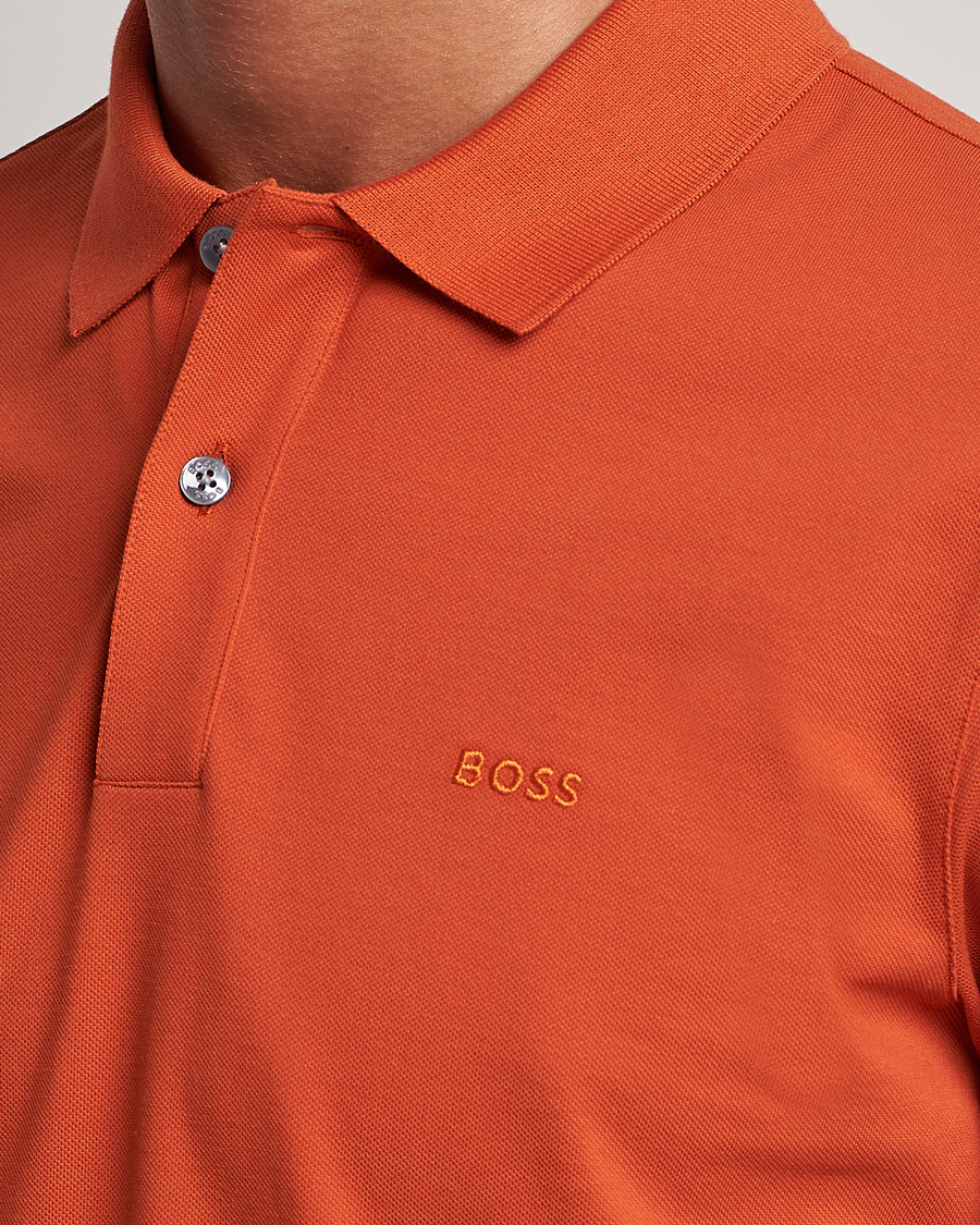 Uomini | Polo | BOSS BLACK | Pallas Polo Dark Orange