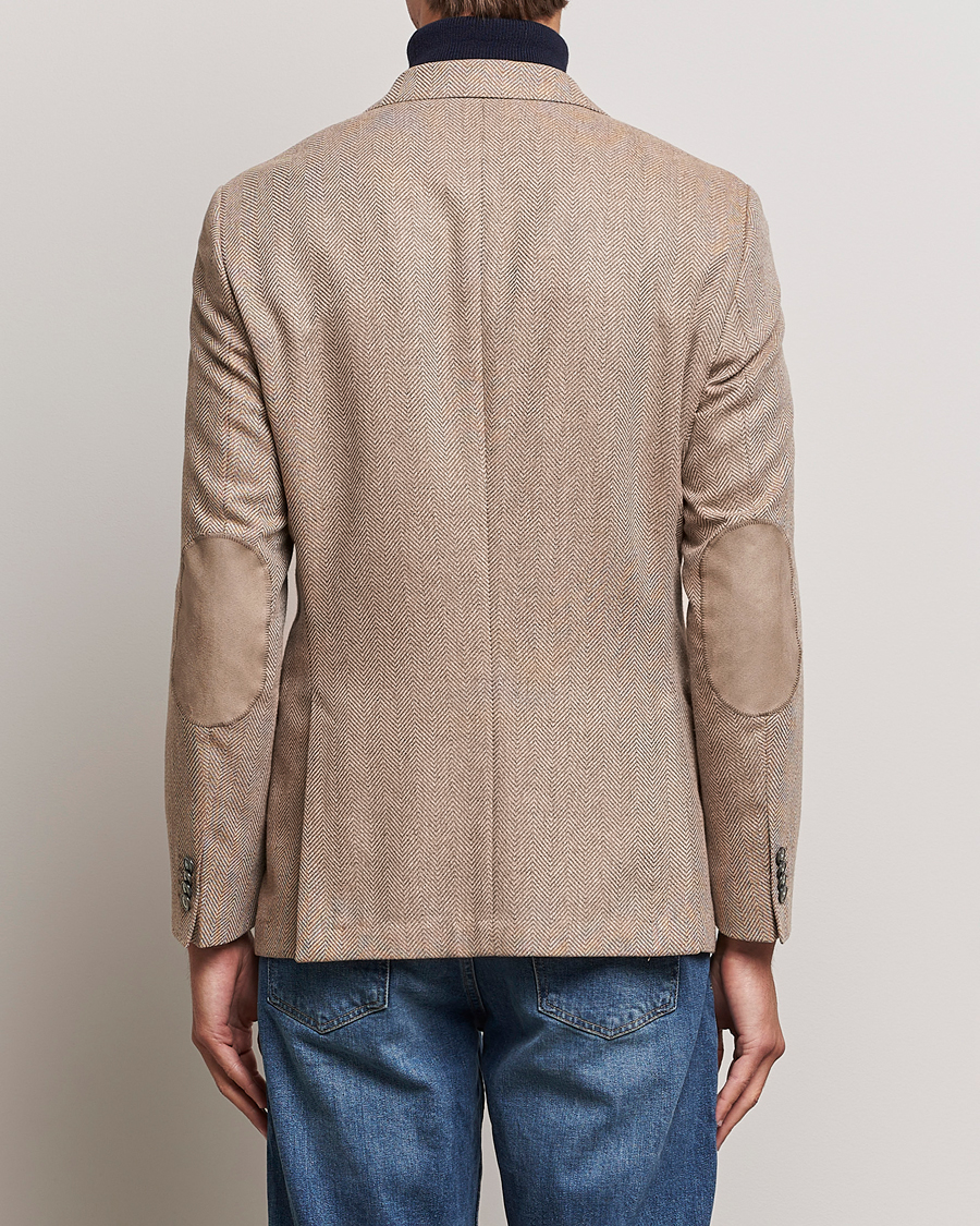 Uomini | Blazers | BOSS BLACK | Huston Herringbone Blazer Medium Beige