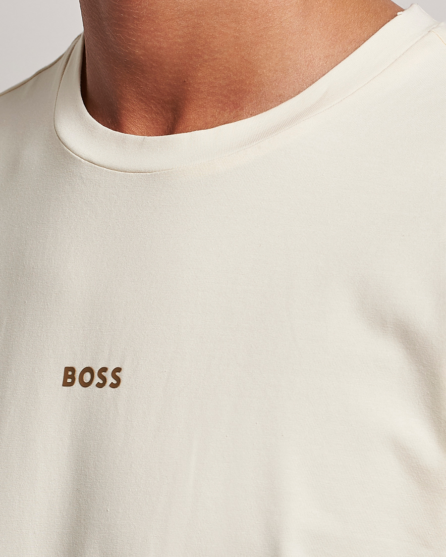 Uomini | T-shirt | BOSS ORANGE | Tchup Logo Crew Neck T-Shirt Light Beige